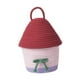 thumbnail image 3 of Cesta de almacenamiento tejida a mano, cesta para juguetes, multiusos, con tapa, contenedor para artículos diversos, hogar Rojo y rosa, 3 of 9