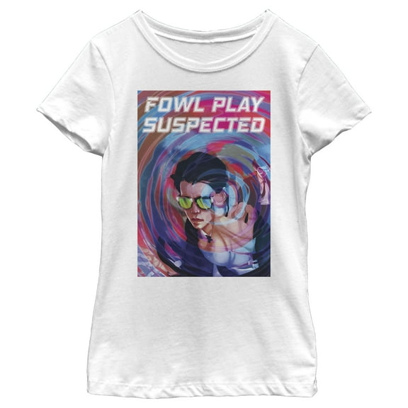 Girl's Disney Artemis Fowl Play Suspected Ripple  Graphic Tee White Medium