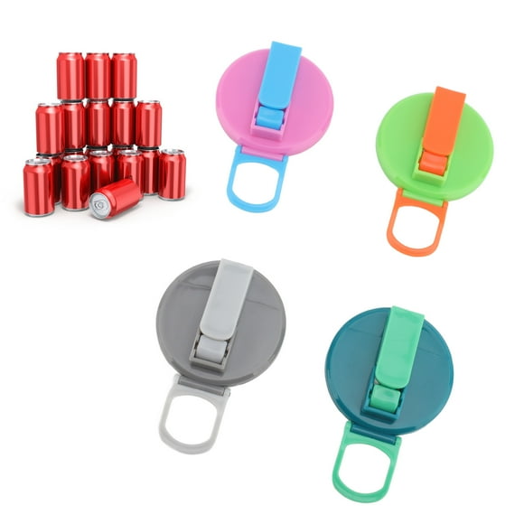Can Lid, Leak Proof Sealed Silicone Straw Can Lid for Outdoor