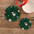 thumbnail image 2 of Christmas 2 Pack Pot Holders Trivets, Heat Resistant Hot Pads for Kitchen Table Decoration Trivets for Hot Dishes/Pot/Bowl/Teapot/Kitchen Hot Pads Trivets, 7" + 9.45", 2 of 7
