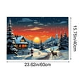thumbnail image 3 of FastXmas Chirstmas Winter Welcome-Door Mat 15.7 x 23.6 In Area Rug with Santa Cluas Pine-Trees Snow Scenery Christmas Front Door Mat Entryway-Rug Non-Slip Door Mat Decor for Indoor Outside Porch Home, 3 of 6