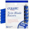 Equate: Twin Blade Disposable Razors, 5 Ct