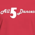 thumbnail image 3 of CafePress - All 5 Dances T Shirt - Women's Traditional Fit Dark T-Shirt, 3 of 4