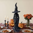 thumbnail image 2 of Crackr Witch Statue Resin Figurine - Dark Fantasy Barrl Gothic Home Decor Collectible for Halloween Holiday Party Supplies & Spooky Seasonal Display, 2 of 6