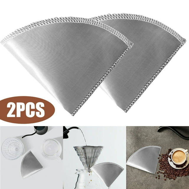 Filtro Goteo Acero Inoxidable Reutilizable Lavable para Accesorios (A)