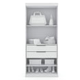 thumbnail image 5 of Manhattan Comfort Mulberry 2 Drawer Sectional Armoire, 5 of 11