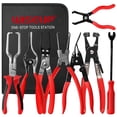 thumbnail image 1 of WISEUP Fuel Line Pliers Set, electrical disconnect pliers, hose removal pliers, Hose Clamp Pliers, push pin pliers, 9 Inch Fuel Filter Caliper Set for, 1 of 9