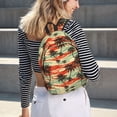 thumbnail image 7 of Balery Colorful Hawaii Palms Vintage Canvas Backpack for Men and Women - Large Capacity, Durable Travel Laptop Bag for School, Work, Hiking, and Outdoor Activities, 7 of 7