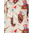 thumbnail image 5 of Toddler Baby Boys 4th of July Outfit American Flag Shirt Short Sleeve Button Down T-Shirts Kids Patriotic Shirt Tee Tops, 5 of 7