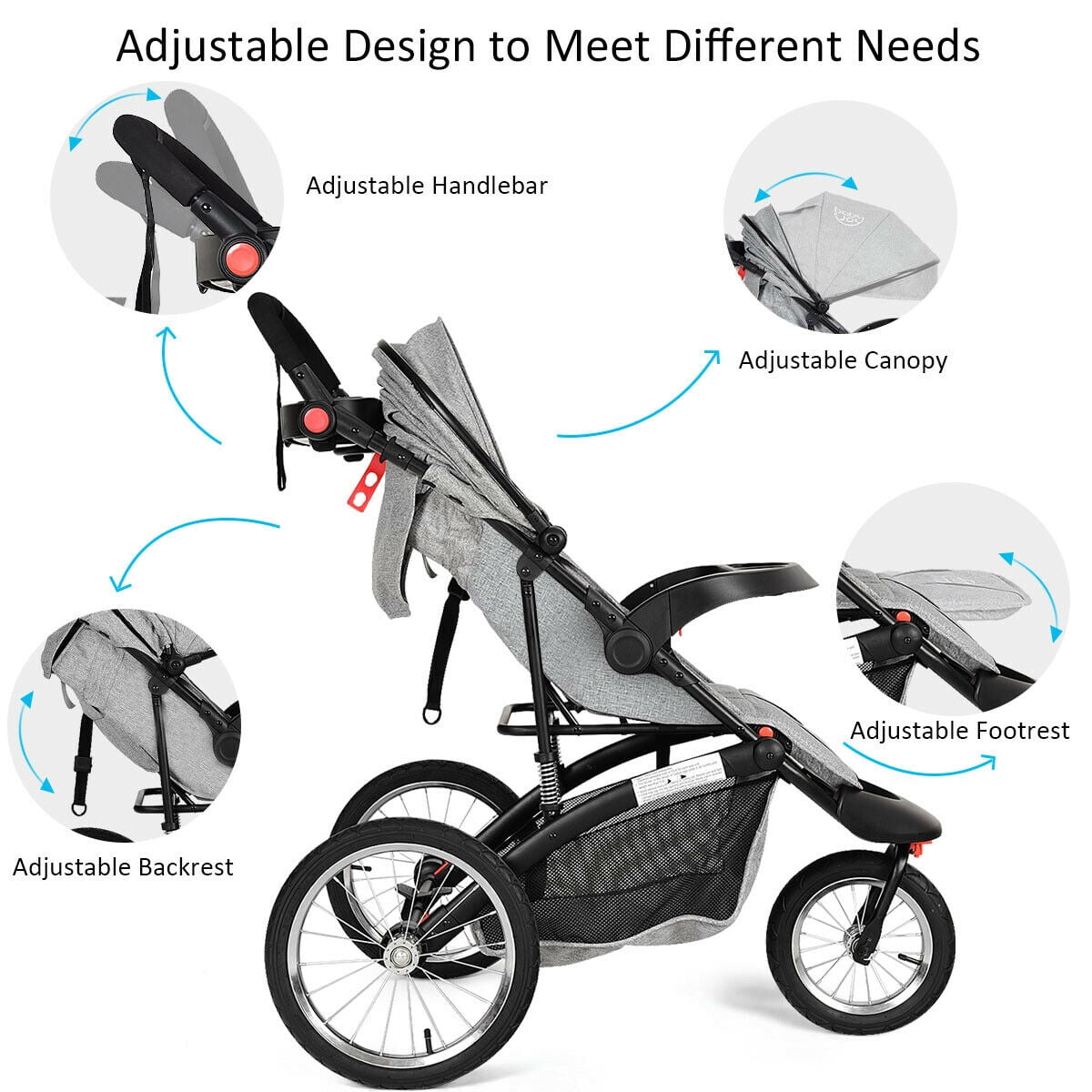 baby joy jogging stroller