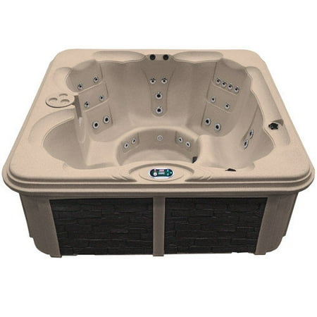 Coleman 6 Person 30 Jet Plug-N-Play Bench Spa with LED Waterfall