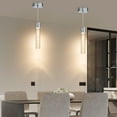 thumbnail image 3 of 2 Pack Modern Pendant Light Mini Chandelier Bubble Acrylic Pendant Lighting for Kitchen Island 3 Color 3000K/4500K/6500K, 3 of 8