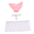 thumbnail image 4 of Ropa de muñeca para niñas a escala 1/6, decoración para vestir figuras de acción femeninas de 12 pulgadas Conjunto de top rosa, 4 of 9
