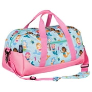 Wildkin Kids Overnighter Duffel Bag for Boys & Girls, Features Two Carrying Handles and Removable Padded Shoulder Strap, BPA & Phthalate Free (Mermaids Blue)