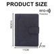 thumbnail image 2 of Funda para pasaporte, billetera con bloqueo RFID, estuche de cuero para tarjetas, accesorios de viaje para mujeres y hombres, 2 of 5