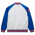 thumbnail image 3 of Men's Mitchell & Ness Hank Aaron-White/Royal Atlanta Braves Cooperstown Collection Legends Lightweight Satin Raglan, 3 of 4