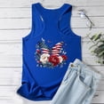 thumbnail image 4 of American Flag Tank Tops for Women Red White and Blue Womens Tank Top Memorial Day Womens Tank Womens American Flag Top Women Casual Sleeveless Printed Herringbone with Breathable Round Neck Top, 4 of 5
