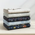 thumbnail image 6 of Great Bay Home 4-Piece 100% Turkish Cotton Flannel Sheet Set, Full, Blue Snowflake, 6 of 6