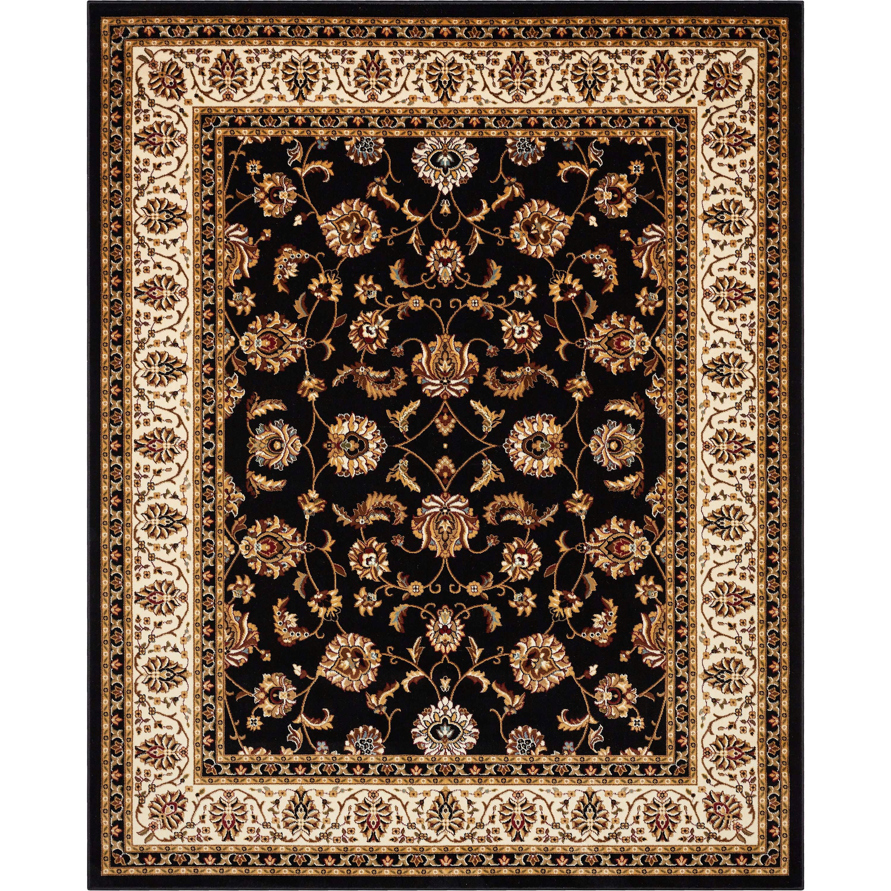 Noble Sarouk Persian Floral Oriental Formal Traditional Area Rug 