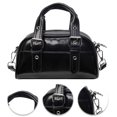 thumbnail image 1 of Bolso Bandolera Elegante PU JShteea para Mujer Negro para Viajes Al Aire Libre, 1 of 9