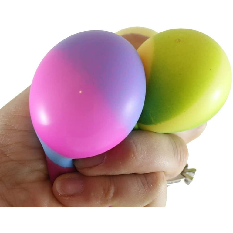 3 FROG SQUEEZE MESH BALL - 1 Random Color Stress Toy Per Order