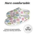 thumbnail image 6 of Zufioo Pastel Christmas Cookies Print Adult TPR Cotton Slippers,Winter Home Cotton Slippers Suitable for Adults, Men and Women, Indoor and Outdoor-11, 6 of 7
