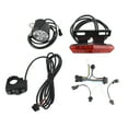 thumbnail image 2 of Electric Bike Headlight and Tail Light Set, Front Rear Warning Lights Kit Multifunction Easy To Install Bright Safety LED  for Electric Bikes, 2 of 7