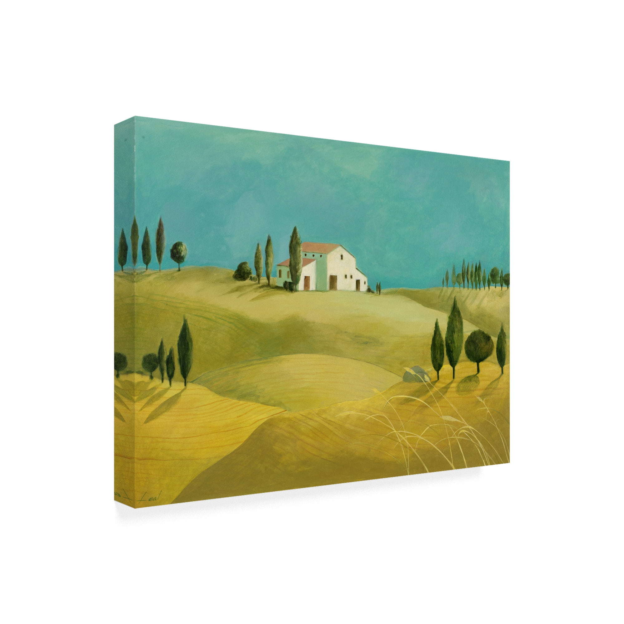 Trademark Fine Art 'Tuscan Villas Paint 2' Canvas Art by Pablo Esteban