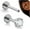 Clear CZ-Titanium, variant on 16G Stud Earrings Flat Back - G23 Titanium Internal Thread Cartilage Earrings for Women Hypoallergenic CZ Stud Piercing Jewelry Tragus/Nose/Helix/Conch/Medusa/Lip/Labret 6mm 8mm