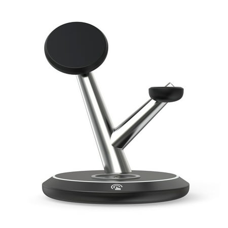 Wireless Charging Magnetic Wireless Chargers For Phone 3 In 1 Lamp With Induction Charger Station For Earphone Watch Accessories Safe Charging Base Wireless Charging Magnetic Wireless Chargers For Phone 3 In 1 Lamp With Induction Charger Station For Earphone Watch Accessories Safe Charging Base