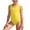 Yellow, variant on REDARER Girls Solid One Piece Swimsuit, Sleeveless Bathing Suit for Summer Beach,5-6 Years