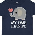thumbnail image 4 of Inktastic My Oma Loves Me Grandchild Boys or Girls Toddler T-Shirt, 4 of 5