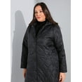 thumbnail image 3 of Black - Fully Lined - Plus Size Coat - Alia, 3 of 5