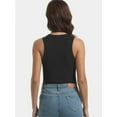 thumbnail image 3 of Womens Tank Top Sleeveless Racerback High Neck Casual Basic Fashion, 3 of 4