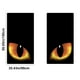 thumbnail image 3 of Uuiauoio Spooky Halloween Window Stickers with Animal Eye Design for Scary Party Decorations Reusable Polyester Curtains for Indoor Outdoor Use, 3 of 6