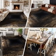 thumbnail image 5 of Large Area Rugs for Living Room Bedroom, 3D Optical Illusion 8'x10' Rug Washable Carpet Runner Indoor Outdoor, Visual Trap Looks Like Holes Brown Non Slip Floor Mats Rug for Kitchen, Patio, 5 of 8