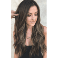 thumbnail image 1 of Peluca de cabello largo y rizado con degradado medio para mujer, peluca de estilo europeo y americano con ondas grandes, 1 of 4