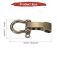 thumbnail image 3 of Hebilla de Shackle de Pulsera de Paracord Uxcell [4PCS] - Gancho de Metal O Ajustable para Pulseras Cinturón [Bronce Antiguo-Cabeza Plana], 3 of 6