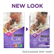 Purina Cat Chow Gentle Sensitive Stomach and Skin Dry Cat Food, Whole Grain, 6.3 lb Bag
