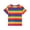Multicolour, variant on Stripe T Shirt Toddler Boys and Girls Kids Short Sleeve Shirts Rainbow (Multicolour, 4-5 Years)