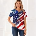 thumbnail image 5 of USA 250th Anniversary T Shirts for Celebrate Anniversary of America Patriotic Veteran Tee America 250 Merchandise Short-Sleeved Top for Woman, 5 of 5