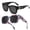Black + Colorful, variant on Fit Over Sunglasses for Women Men, Oversized Square Over Glasses Sunglasses for Outdoor