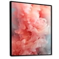 thumbnail image 2 of Designart "Radiant Pink Polar Smoke I" Abstract Framed Wall Art - Modern Pink Abstract Living Room Framed Canvas Art, 2 of 6