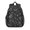 Sun and Crystal, variant on Skull and Flower Gothic Pattern Backpack for School, Cute School Bag with Adjustable Shoulder Straps and Padded Back, 15"x11.42"x5.5"