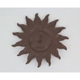 thumbnail image 3 of Set of 3 Cast Iron Smiling Sun Face Garden Pathway Stepping Stones, 3 of 3