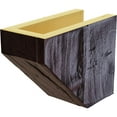 thumbnail image 6 of Ekena Millwork 6"H x 10"D x 72"W Hand Hewn Faux Wood Fireplace Mantel Kit with Ashford Corbels, Premium Cherry, 6 of 10