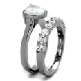 thumbnail image 3 of Silver Womens Ring Anillo Para Mujer Stainless Steel Ring Osaka, 3 of 4