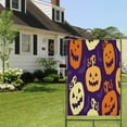 thumbnail image 4 of Purple Halloween Jack Lanterns Fall Garden Flags 28"x40" Double Side,Small Yard Flags for Outside,Outdoor Fall Decor,Autumn Funny Garden Flag Yard Decoration, 4 of 5