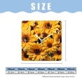 thumbnail image 2 of 16 Inch Wall Clock Battery Operated Square Clock Decorative for Office, Kitchen, Outdoor, Living Room，Many Sunflowers Lovely, 2 of 4
