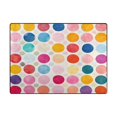 thumbnail image 5 of Yayeee Area Rugs for Living Room 6.7'x4.8' Non Slip Washable Bedroom Floor Carpet, Colorful Circles, 5 of 5